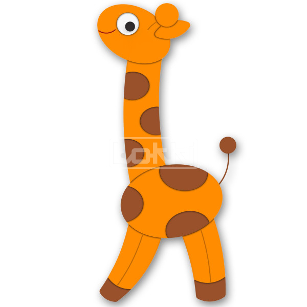 Dekorace Žirafka