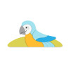 Dekorativní oblouk Papoušek