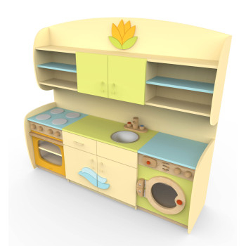 Dětská kuchyňka s pračkou